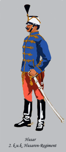 File:Husar im k.u.k. 2. Husarenregiment.png